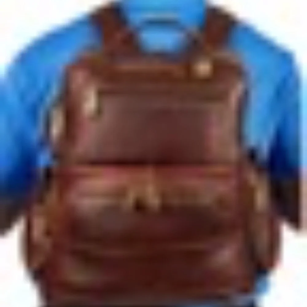 NWT Claire Chase National Championship Legendary Executive Backpack Brown Crease